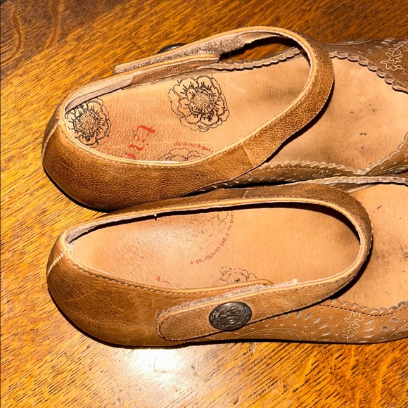 Taos Tango Mary Jane Leather Wedge Sandal Size EU 39 US 8 - Picture 2 of 7